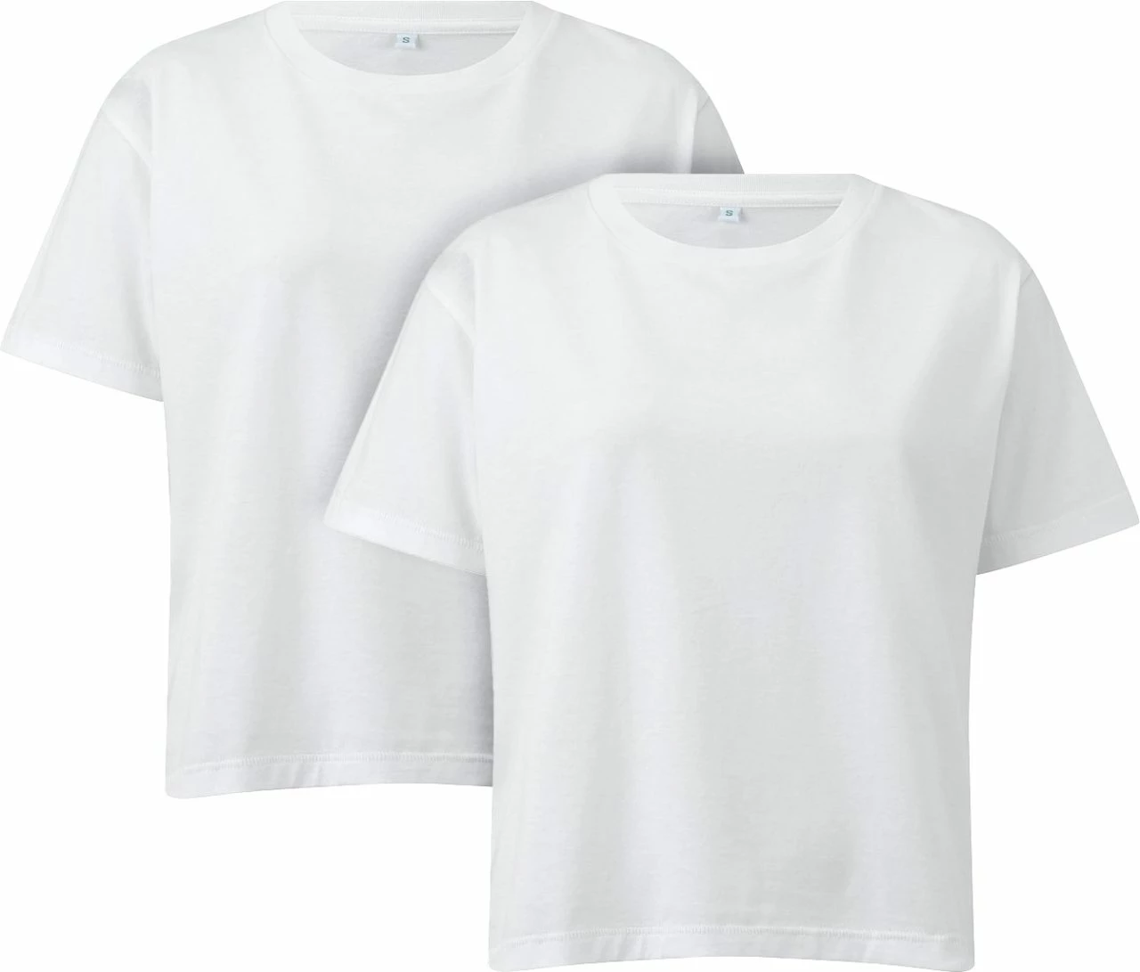 Short T-Shirt Aus Biobaumwolle - 2er-Pack - White 3 Short T-Shirt Aus Biobaumwolle - 2er-Pack - White