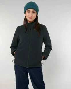 Damen Softshell-Jacke - Black -Grundstoff Verkaufsladen nachhaltige damenjacke softshell recycelt STJW166 002 1280x1280