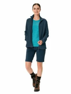 VAUDE Damen Jacke Rosemoor Fleece Jacket II - Dark Sea -Grundstoff Verkaufsladen nachhaltige fleece jacke damen 42761 179 1280x1280
