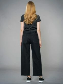 Flo:ra - Wide Leg Jeans Aus Bio-Baumwolle Und Hanf - Black -Grundstoff Verkaufsladen nachhaltige high waist wide leg jeans flora 099 1280x1280