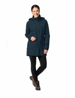 VAUDE Damen Regenjacke Escape Parka - Dark Sea -Grundstoff Verkaufsladen nachhaltige regenjacke dunkelblau online shop 45050 179 1280x1280