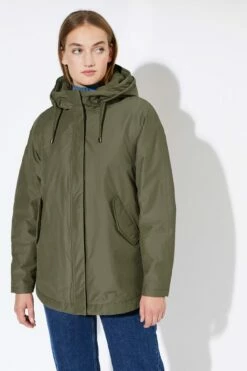 Theba Padded - Winterjacke Aus Bio-Baumwolle & Recyceltem Nylon - Oliv