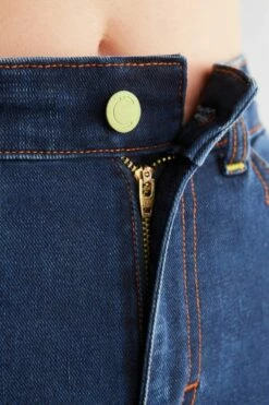 Thermo Skinny Fit Jeans Mit Bio-Baumwolle - Colony Blue -Grundstoff Verkaufsladen nachhaltiger Reissverschluss YKK recycelt WD1026 237 1280x1280