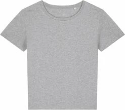 Basic T-Shirt Aus Bio-Baumwolle - Heather Grey
