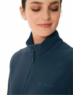 VAUDE Damen Jacke Rosemoor Fleece Jacket II - Dark Sea -Grundstoff Verkaufsladen oekofaire fleecejacke stehkragen 42761 179 1280x1280