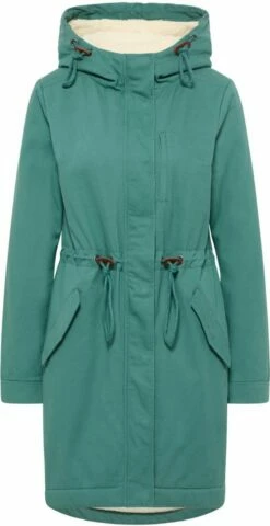 Warmer Twillmantel - Green Rain