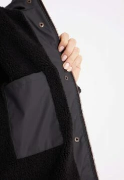 Derbe Gefütterte Regenjacke PENSHOLM - Phantom/black -Grundstoff Verkaufsladen regenjacke mit teddy futter Pensholm 091 1280x1280