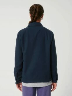 Unisex Twill Overshirt Aus Recyceltem Polyester - French Navy 16 Unisex Twill Overshirt Aus Recyceltem Polyester - French Navy -Grundstoff Verkaufsladen robuster Twill Stoff Rueckansicht U845 727 1280x1280