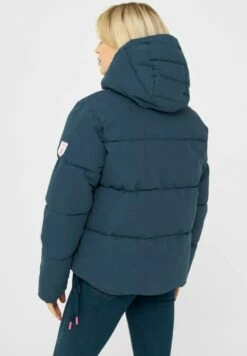 Derbe Winterjacke RICHHOLM - Navy -Grundstoff Verkaufsladen rueckansicht damen pufferjacke umweltschonende materialien W Richholm 010 1280x1280