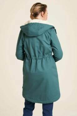 Warmer Twillmantel - Green Rain -Grundstoff Verkaufsladen rueckansicht fair fashion mantel green rain W23A92 greenrain 1280x1280
