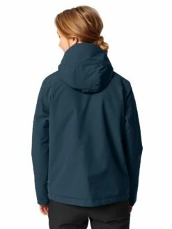 VAUDE Damen Winterjacke Coreway Jacket - Dark Sea -Grundstoff Verkaufsladen rueckansicht frauen winterjacke faire herstellung 45020 179 1280x1280