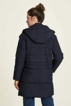 Wattierte Winterjacke - Night -Grundstoff Verkaufsladen rueckansicht gefuetterte winterjacke abnehmbare kapuze W23A94 night 1280x1280