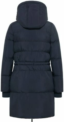 Wattierte Winterjacke - Night -Grundstoff Verkaufsladen rueckansicht navyblaue winterjacke recycelte materialien W23A94 night 1280x1280