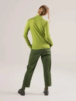 Rollkragen-Longsleeve Aus Bio-Baumwolle - Going Green -Grundstoff Verkaufsladen rueckansicht regular fit langarmshirt rollkragen 63903 124 1280x1280