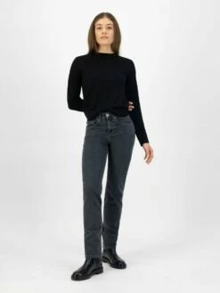 Relax Fit Jeans Easy Go - Used Black -Grundstoff Verkaufsladen schwarze bio jeans entspannt geschnitten easygo usedblack 1280x1280