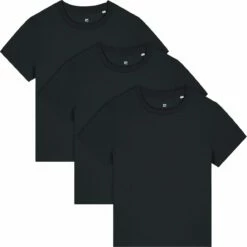 Iconic T-Shirt Aus Bio-Baumwolle - 3er-Pack - Black