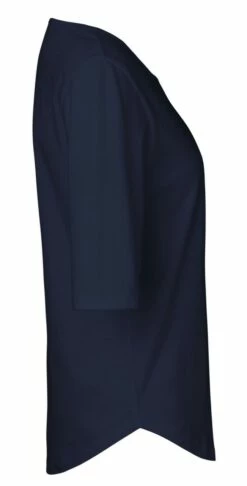 Neutral Half Sleeve T-Shirt Aus Bio-Baumwolle Fairtrade - Navy -Grundstoff Verkaufsladen side faires Damen Halbarm Shirt navy 1280x1280