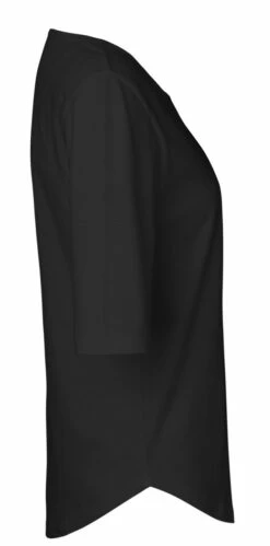 Neutral Half Sleeve T-Shirt Aus Bio-Baumwolle Fairtrade - Schwarz -Grundstoff Verkaufsladen side lockeres Halbarm Shirt black NE81004 1280x1280