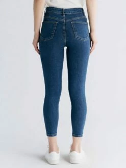 Skinny Fit Cropped Jeans Aus Bio-Baumwolle - Lapis Blue 12 Skinny Fit Cropped Jeans Aus Bio-Baumwolle - Lapis Blue -Grundstoff Verkaufsladen skinny jeans frauen faire herstellung WS1014 231 1280x1280