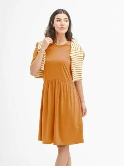 Kleid Aus Bio-Baumwolle Und Viskose - Amber 6 Kleid Aus Bio-Baumwolle Und Viskose - Amber -Grundstoff Verkaufsladen sommerkleid living crafts fair fashion 68529 390 1280x1280