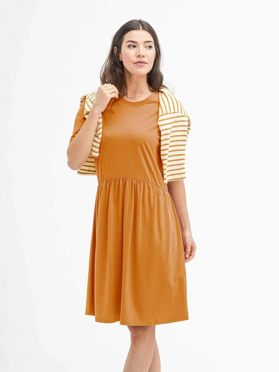 Kleid Aus Bio-Baumwolle Und Viskose - Amber 4 Kleid Aus Bio-Baumwolle Und Viskose - Amber – Bild 2