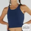 Active Crop Top Aus Bio-Baumwolle & Elastan - Navy -Grundstoff Verkaufsladen sport top fair umweltschonend 1220 03 1280x1280