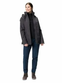 VAUDE Damen Winterjacke Limford Jacket IV - Phantom Uni -Grundstoff Verkaufsladen stylisch und nachhaltig Winterjacke 42452 970 1280x1280