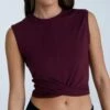 Twist Tanktop Aus Bio-Baumwolle & Modal - Windsor Wine -Grundstoff Verkaufsladen true north twist tanktop windsor wine weinrot bio baumwolle modal damen cropped sport fair 1217 26 1280x1280