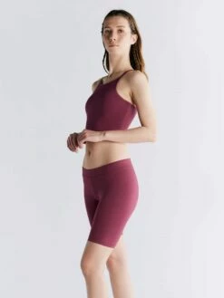 Crop Top Aus Bio-Baumwolle - Rosarot -Grundstoff Verkaufsladen vegane Mode sportlich legere 1217 069 1417 069 1280x1280