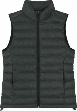 Steppweste Aus Recyceltem Polyester - Dark Heather Grey