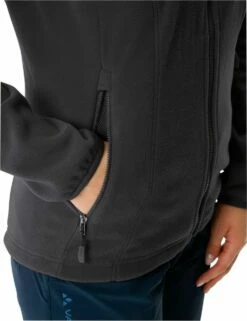 VAUDE Damen Jacke Rosemoor Fleece Jacket II - Black -Grundstoff Verkaufsladen warme fleece jacke oekofair 42761 010 1280x1280