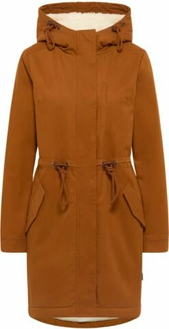 Warmer Twillmantel - Caramel