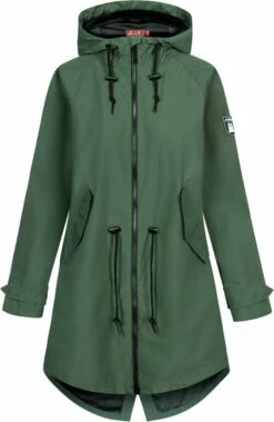 Derbe Regenmantel RIPBY - Kombu Green/black