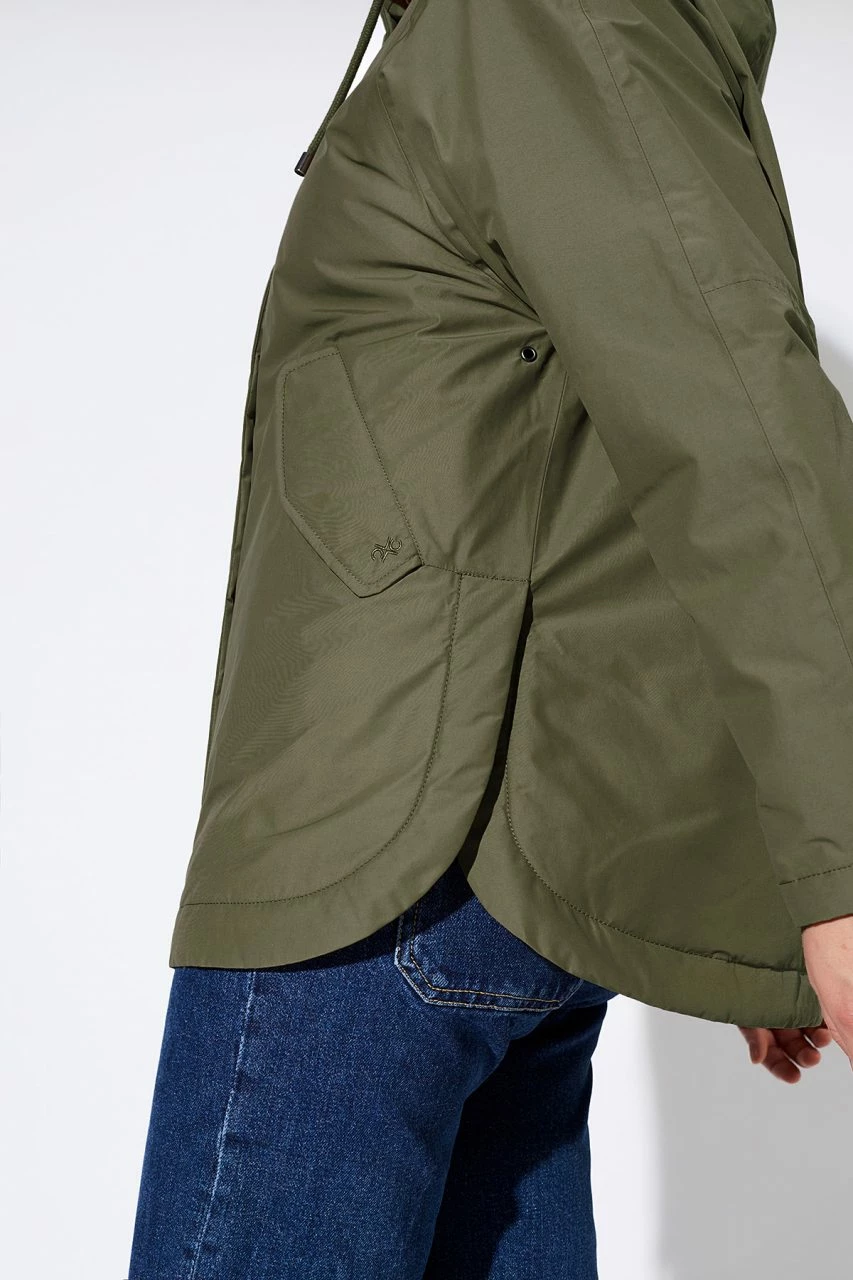 Theba Padded - Winterjacke Aus Bio-Baumwolle & Recyceltem Nylon - Oliv 6 Theba Padded - Winterjacke Aus Bio-Baumwolle & Recyceltem Nylon - Oliv – Bild 4