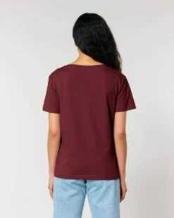 Basic T-Shirt Aus Bio-Baumwolle - 3er-Pack - Burgundy 12 Basic T-Shirt Aus Bio-Baumwolle - 3er-Pack - Burgundy -Grundstoff Verkaufsladen weintrot t shirt frauen kurzarm fair hergestellte basic mode grundstoff gots zertifiziert vegan W173 244 1280x1280
