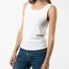 Mela Fairtrade Tanktop Vanita Aus Bio-Baumwolle - Weiß 2 Mela Fairtrade Tanktop Vanita Aus Bio-Baumwolle - Weiß -Grundstoff Verkaufsladen weisses Traeger Top fair MELAWEAR Vanita wht 1280x1280