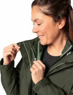 VAUDE Damen Winterparka Idris 3in1 III - Khaki -Grundstoff Verkaufsladen wetterfeste doppeljacke zip in fleecejacke 42402 161 1280x1280