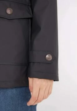 Derbe Gefütterte Regenjacke PENSHOLM - Phantom/black -Grundstoff Verkaufsladen zeitlose regenjacke derbe hamburg Pensholm 091 1280x1280