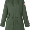 Derbe Regenmantel TRAVEBY - Olive/navy -Grundstoff Verkaufsladen zeitloser regenparka damen ressourcenschonend traveby 050 010 1280x1280