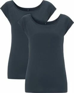 Bamboo Raglan T-Shirt - 2er-Pack - Denim